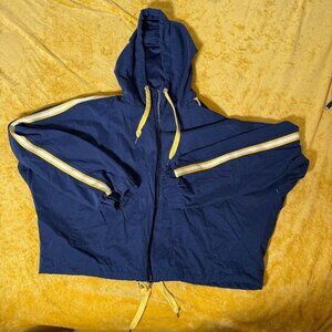 Forever 21 Women's Full Zip Hooded Cropped Jacket - Size Large